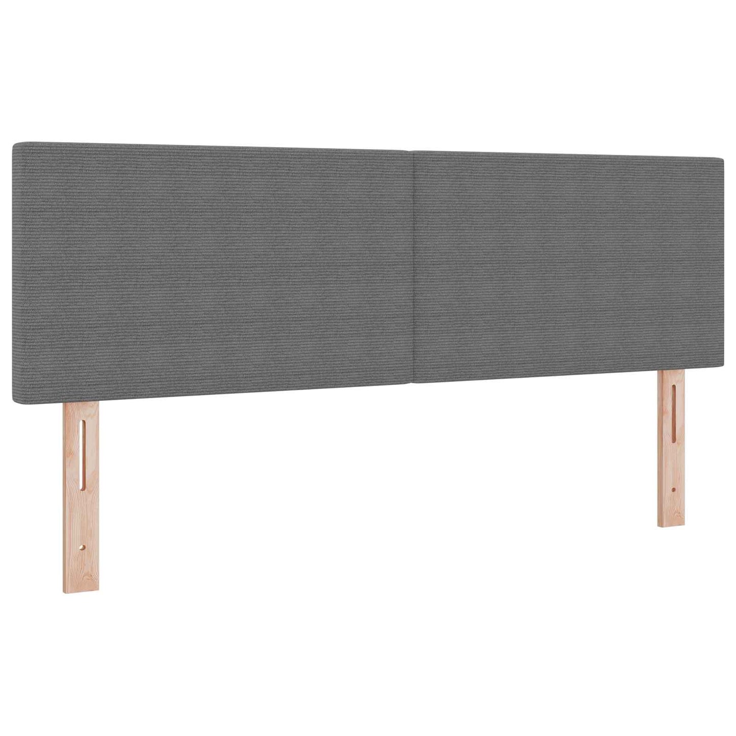 LED ágytámla fejtámlával Világosszürke 144 cm Bársonyos szövet