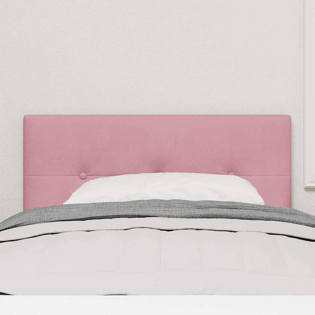 LED ágytámla LED szalagokkal Rózsaszín 80 cm Bársony