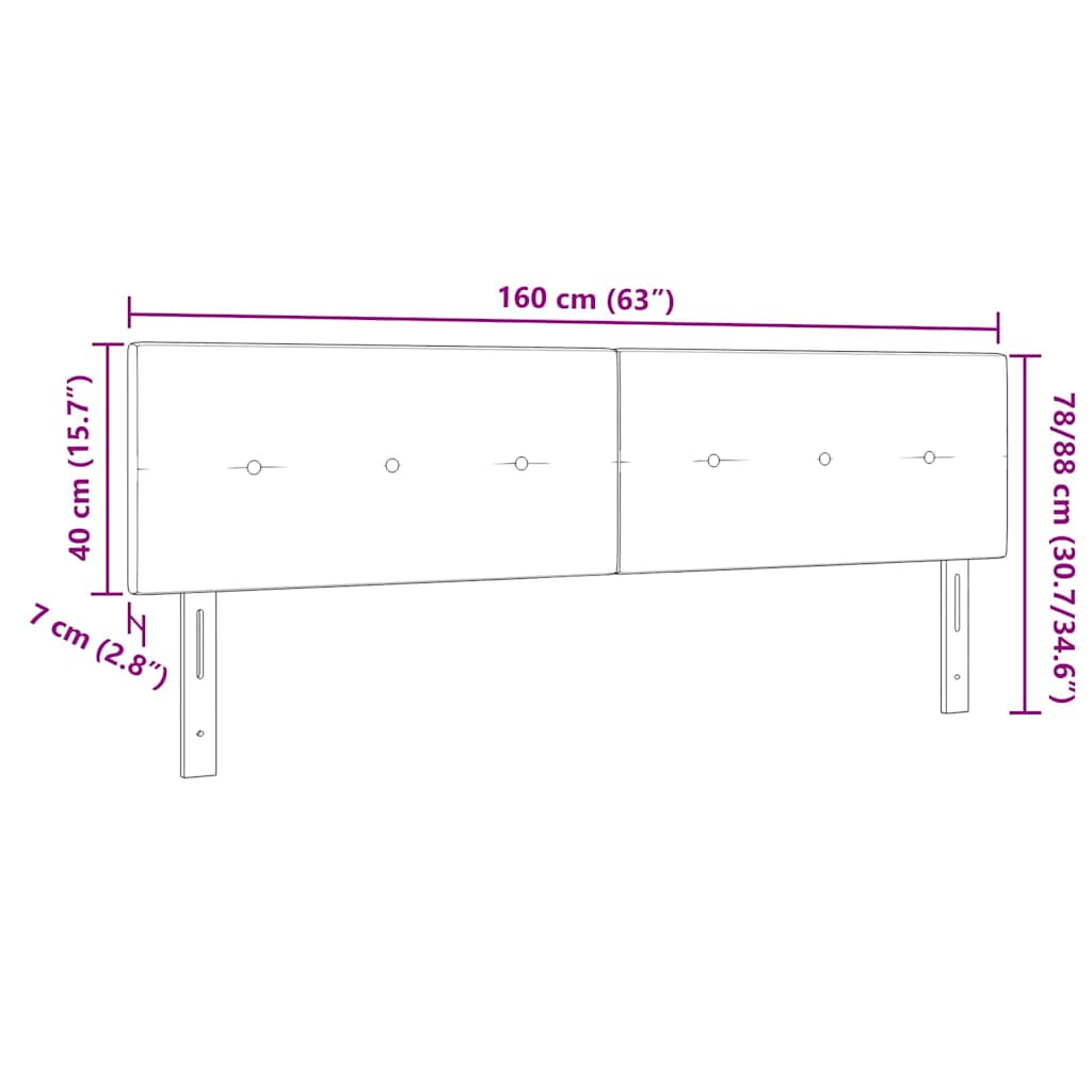 LED ágytámla LED szalagokkal Zöld 160 cm Bársony