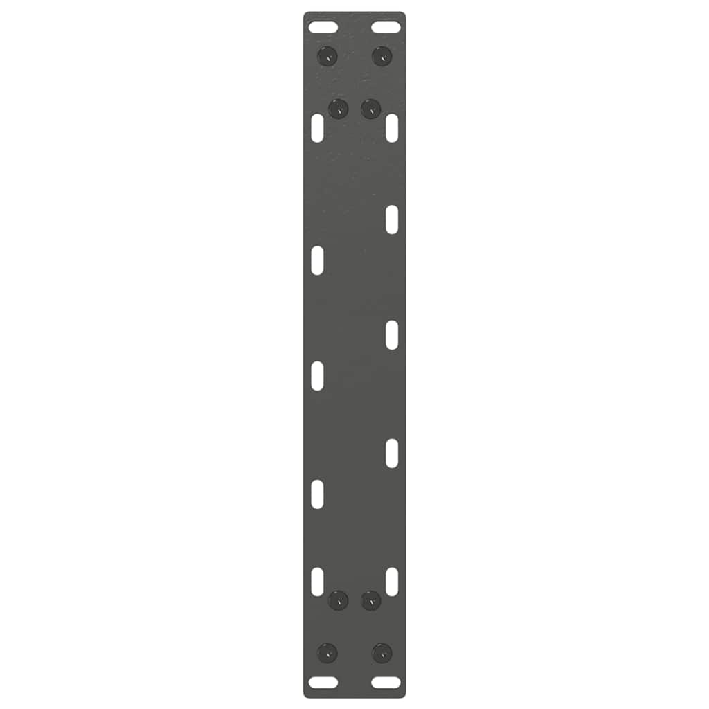 2 db antracitszürke U-alakú acél dohányzóasztal láb 40x(30-31) cm