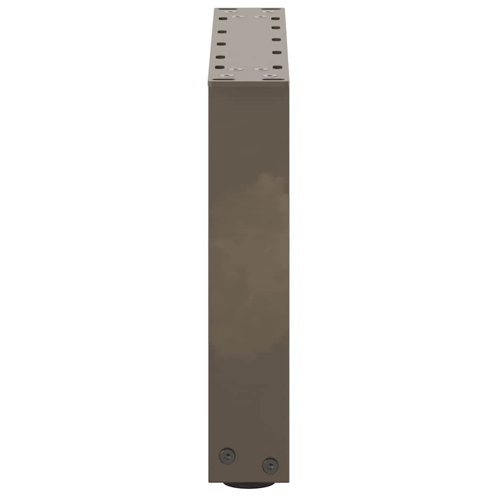 2 db U alakú natúr acél dohányzóasztal láb 40x(30-31) cm