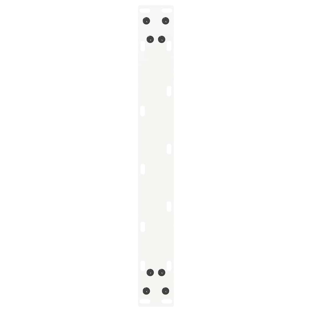 2 db U alakú fehér dohányzóasztal láb 50 x (30-31) cm acél