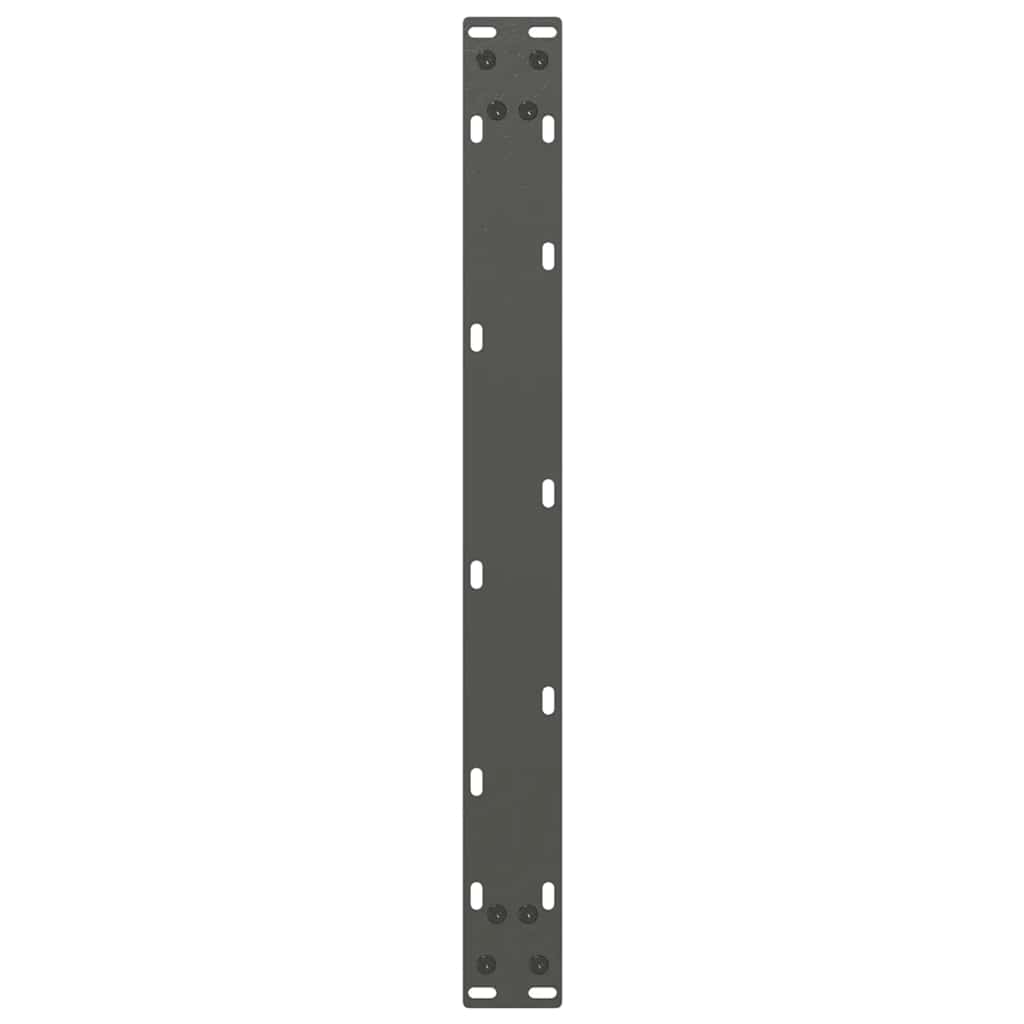 2 db antracitszürke, U alakú acél dohányzóasztal láb 60 x (30-31) cm