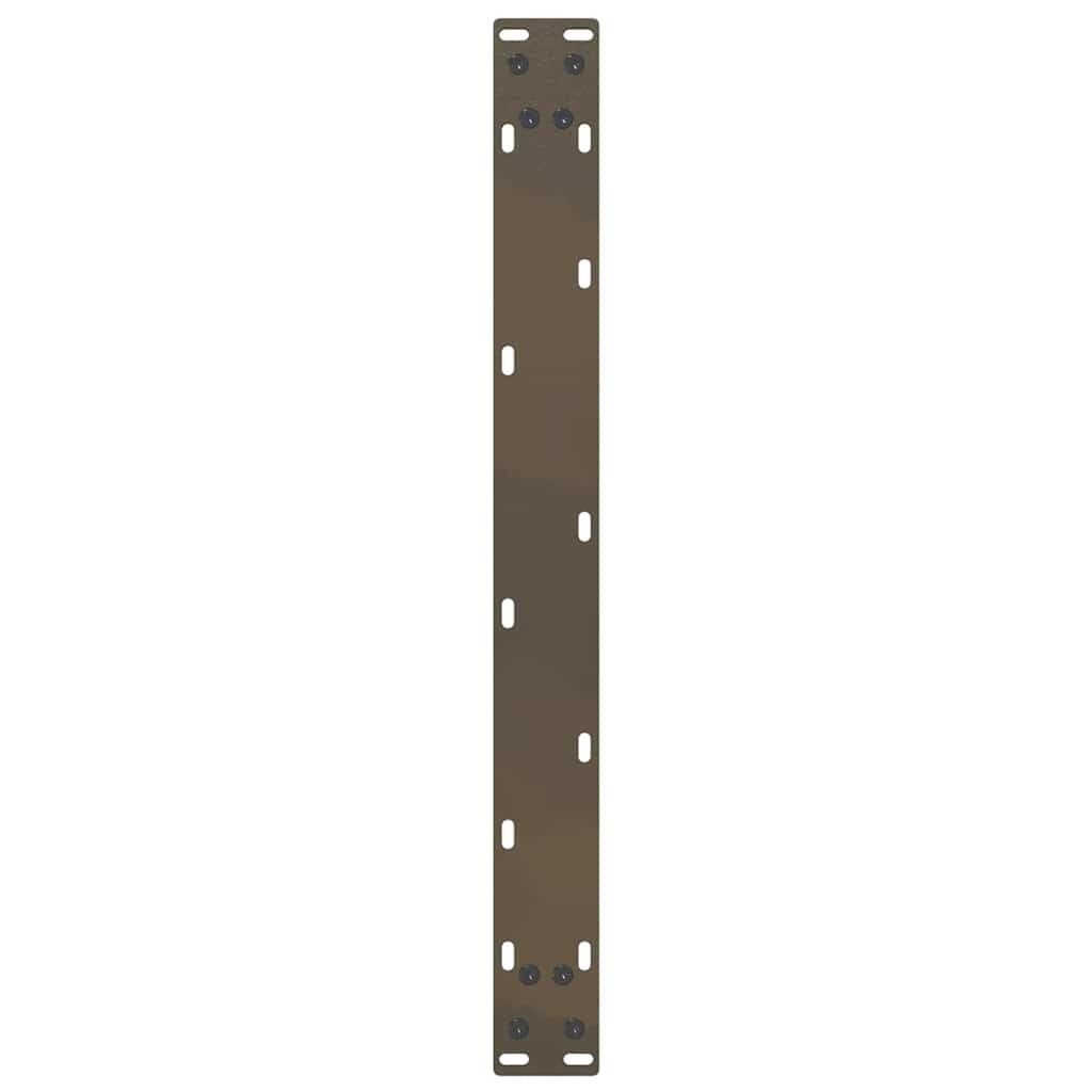2 db U alakú dohányzóasztal láb natúr acélból 60x(30-31) cm