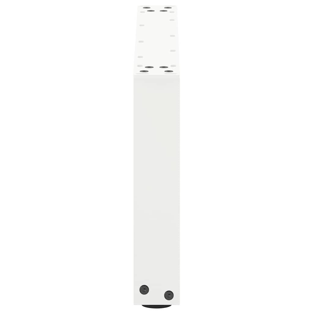 2 db U alakú fehér dohányzóasztal láb 70 x (30-31) cm acél