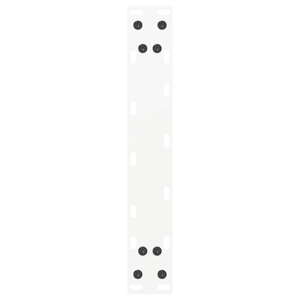 2 db U alakú fehér dohányzóasztal láb 38x(42-43) cm acél