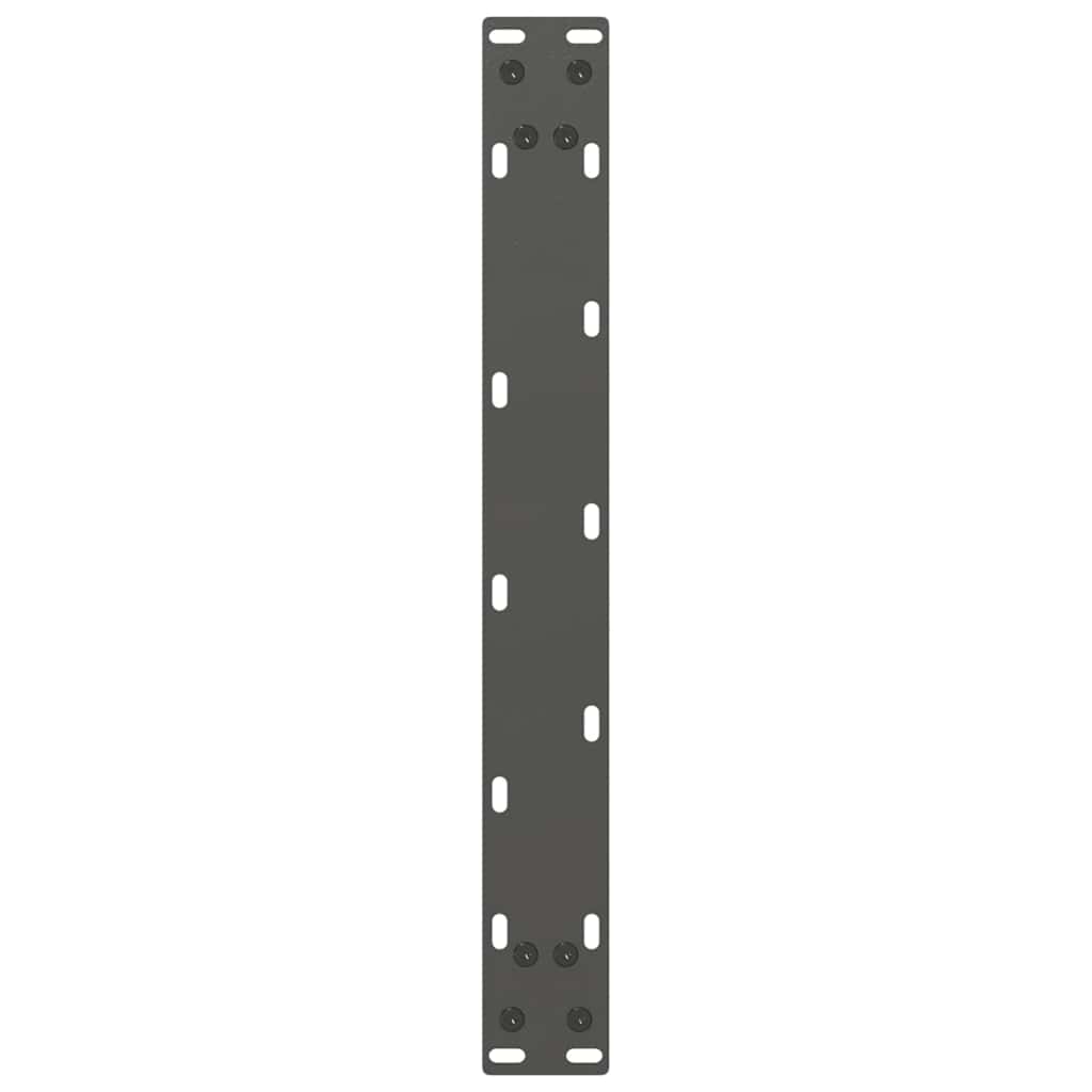 2 db antracitszürke, U alakú acél dohányzóasztal láb 50 x (42-43) cm