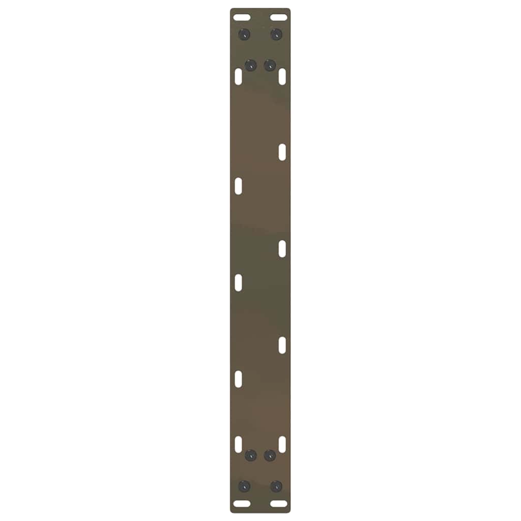 2 db U alakú natúr acél dohányzóasztal láb 50x(42-43) cm