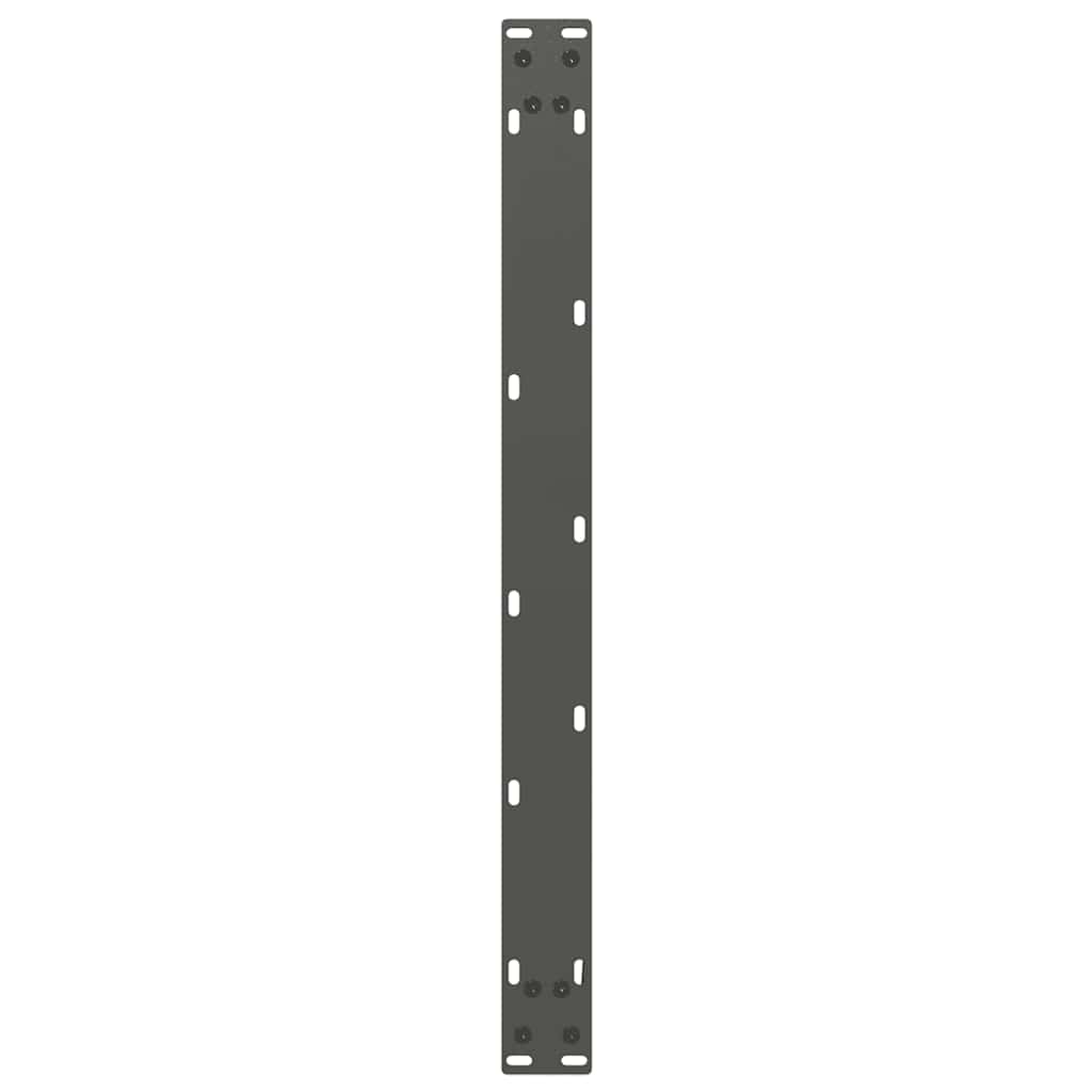2 db antracitszürke, U alakú acél dohányzóasztal láb 60 x (42-43) cm