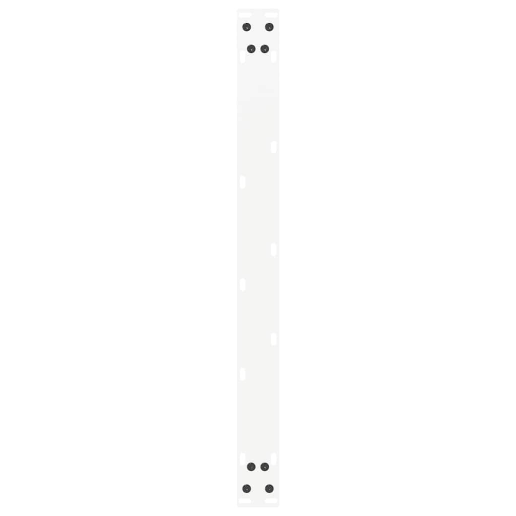 2 db U alakú dohányzóasztal láb fehér 70 x (42-43) cm acél