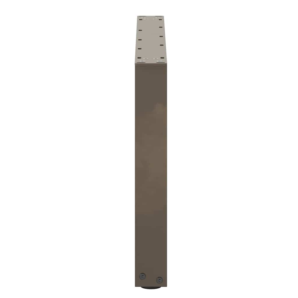 2 db U alakú natúr acél dohányzóasztal láb 70 x (42-43) cm