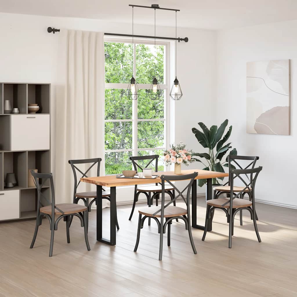 2 db fekete, U alakú acél konzolasztal láb 38 x (72-73) cm