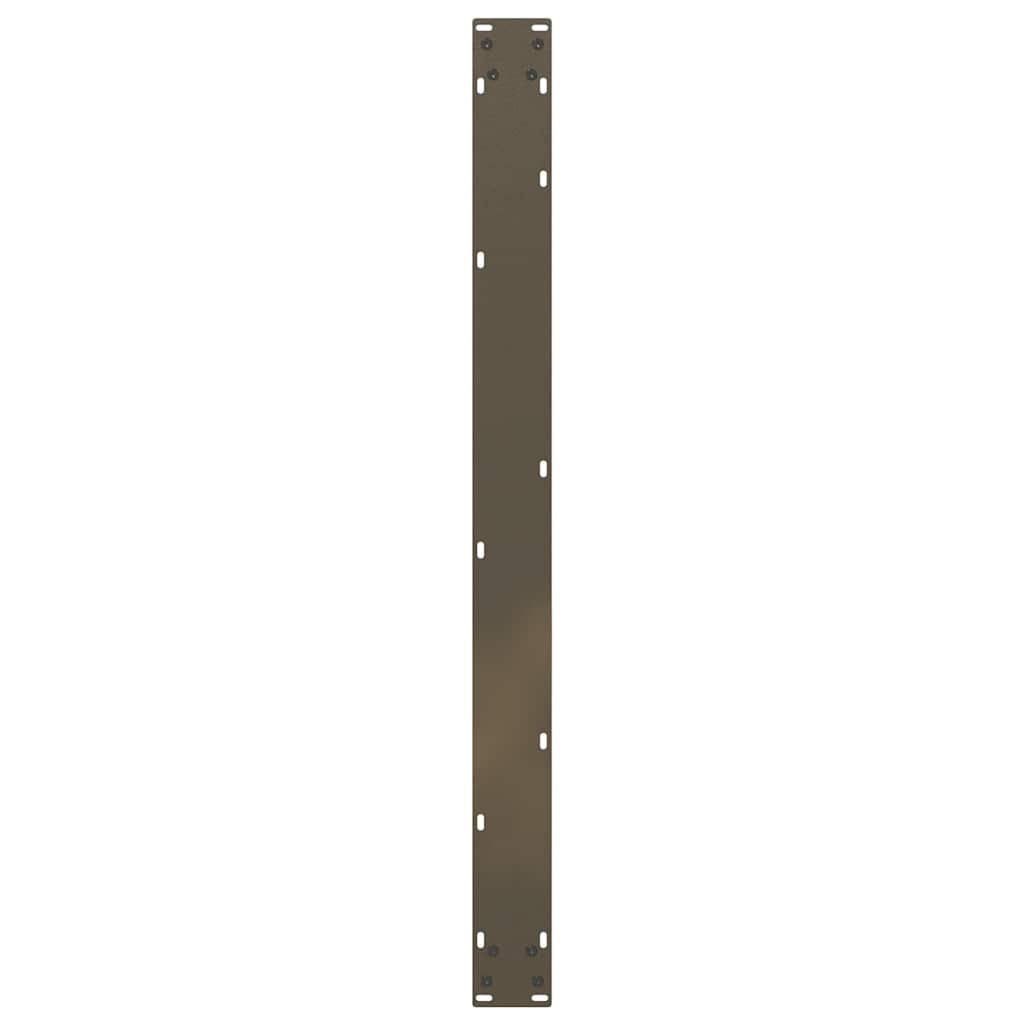 2 db U alakú étkezőasztal láb natúr acélból 100 x (72-73) cm acél