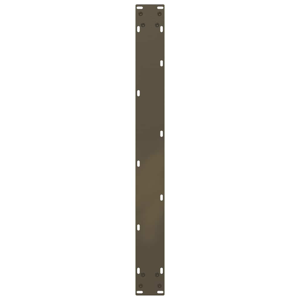 3 db U alakú étkezőasztal láb natúr acél 80x(72-73) cm