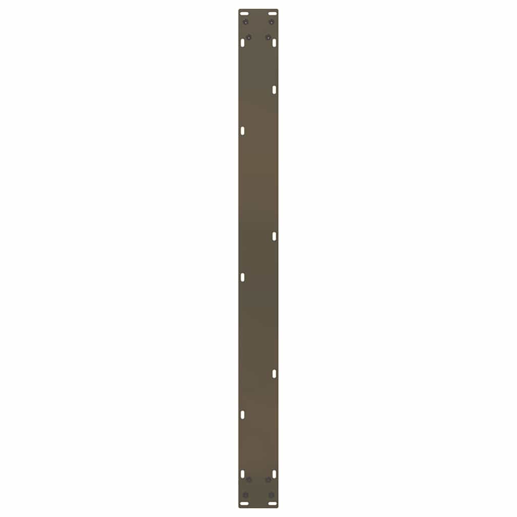 3 db U alakú étkezőasztal láb natúr acél 100 x (72-73) cm acél