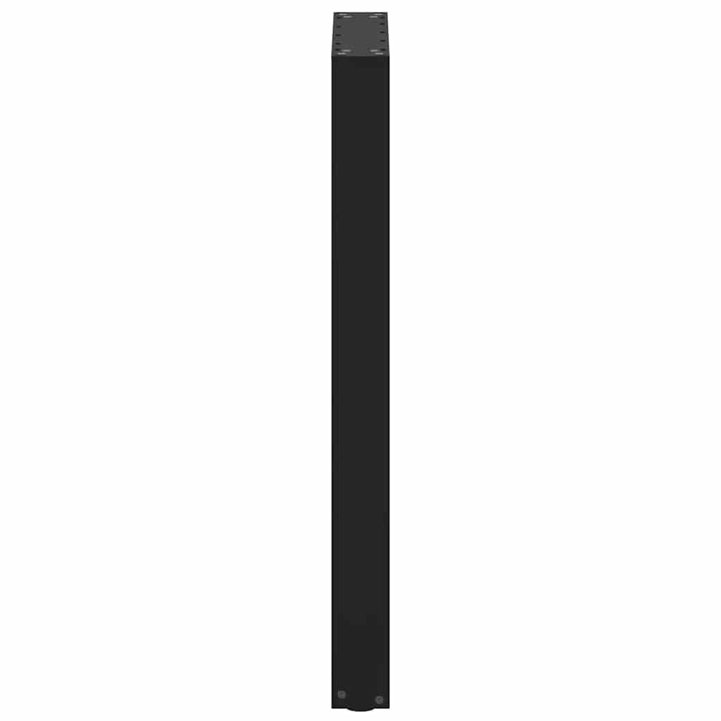 2 db U alakú bárasztalláb, fekete, 40 x (90-91) cm, acél