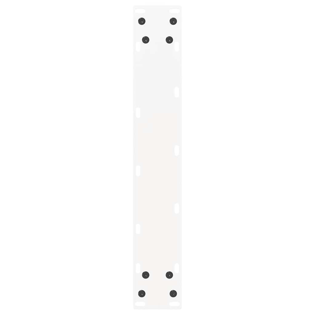 2 db U alakú bárasztalláb, fehér, 40 x (90-91) cm, acél