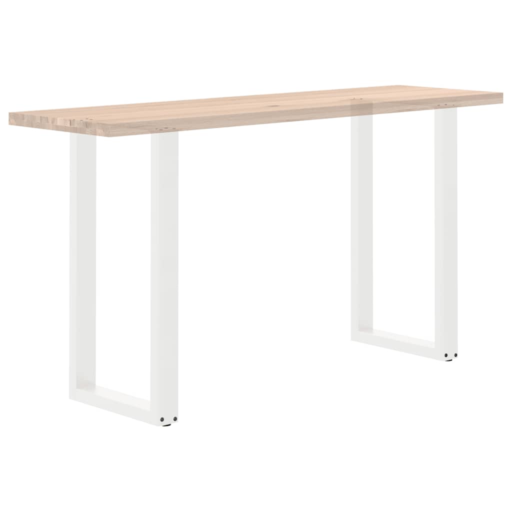 2 db U alakú bárasztalláb, fehér, 40 x (90-91) cm, acél