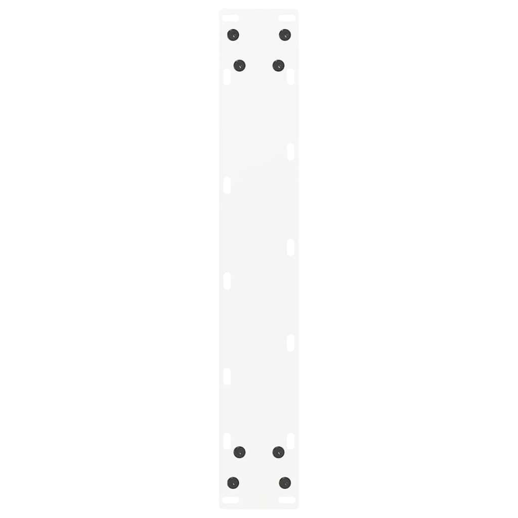 2 db U alakú bárasztalláb fehér 50x(90-91) cm acél