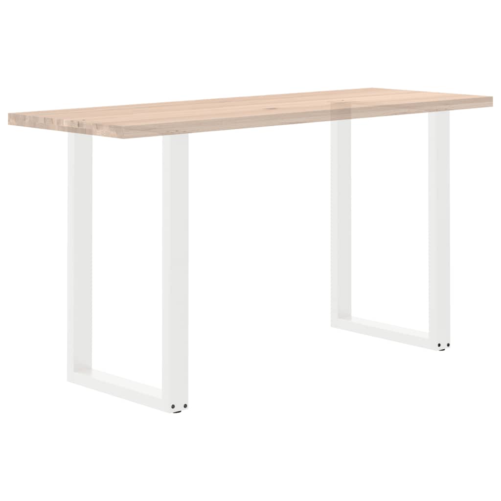 2 db U alakú bárasztalláb fehér 60x(90-91) cm acél