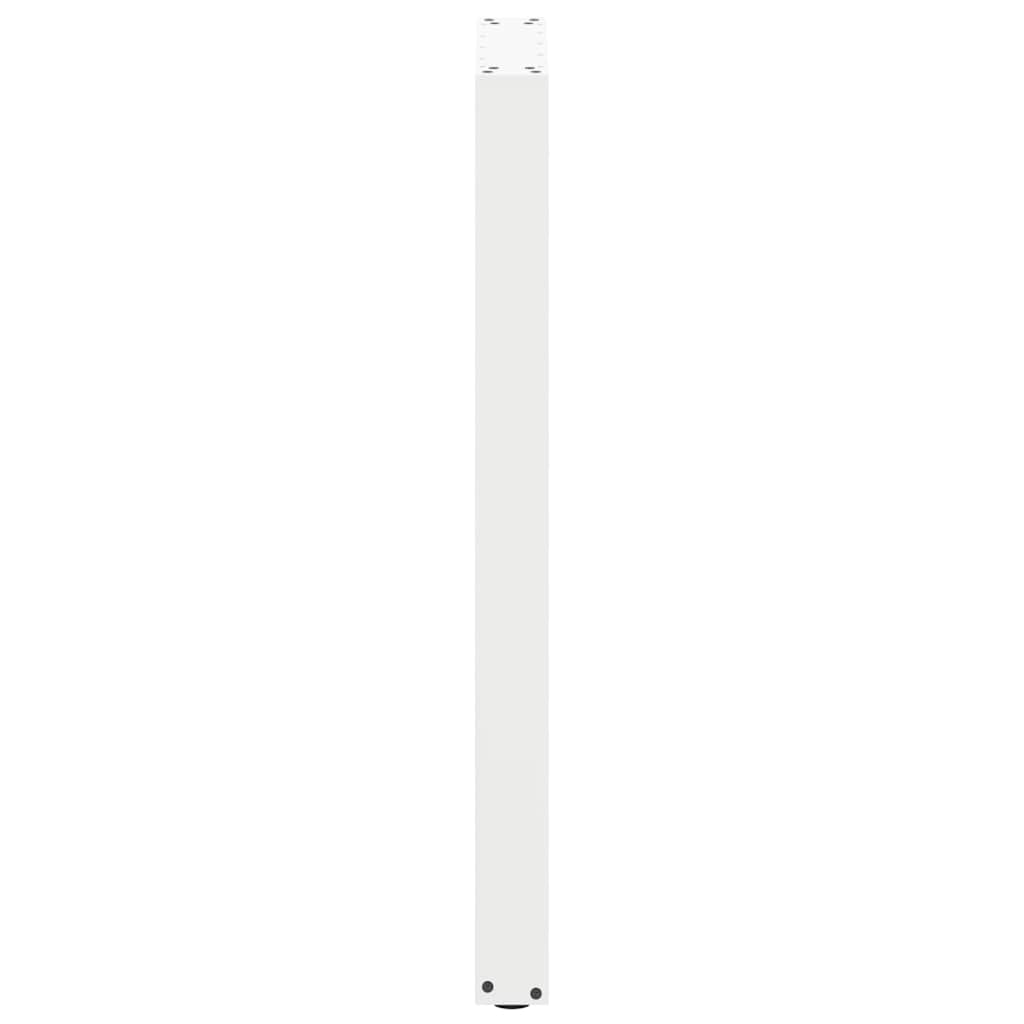 2 db U alakú bárasztalláb, fehér, 40 x (100-101) cm, acél