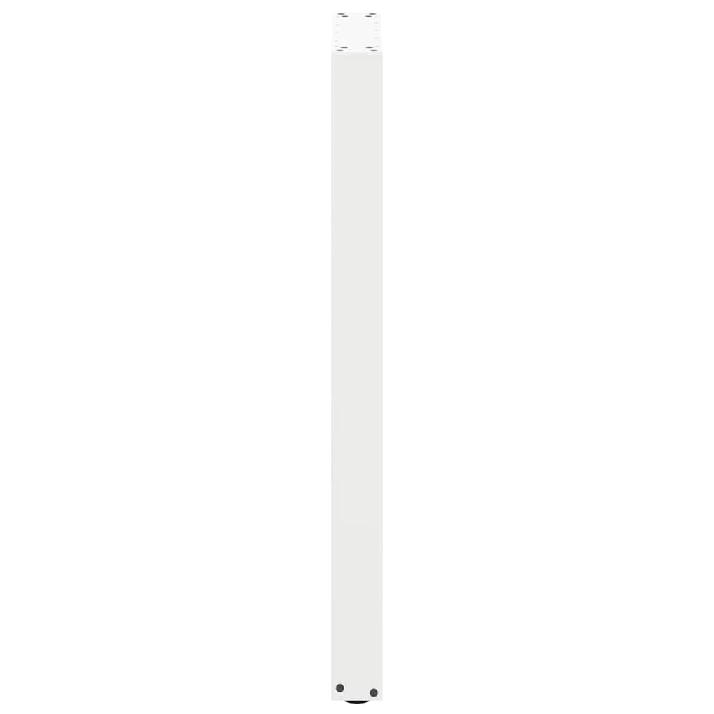 2 db U alakú bárasztalláb fehér 50x(100-101) cm acél