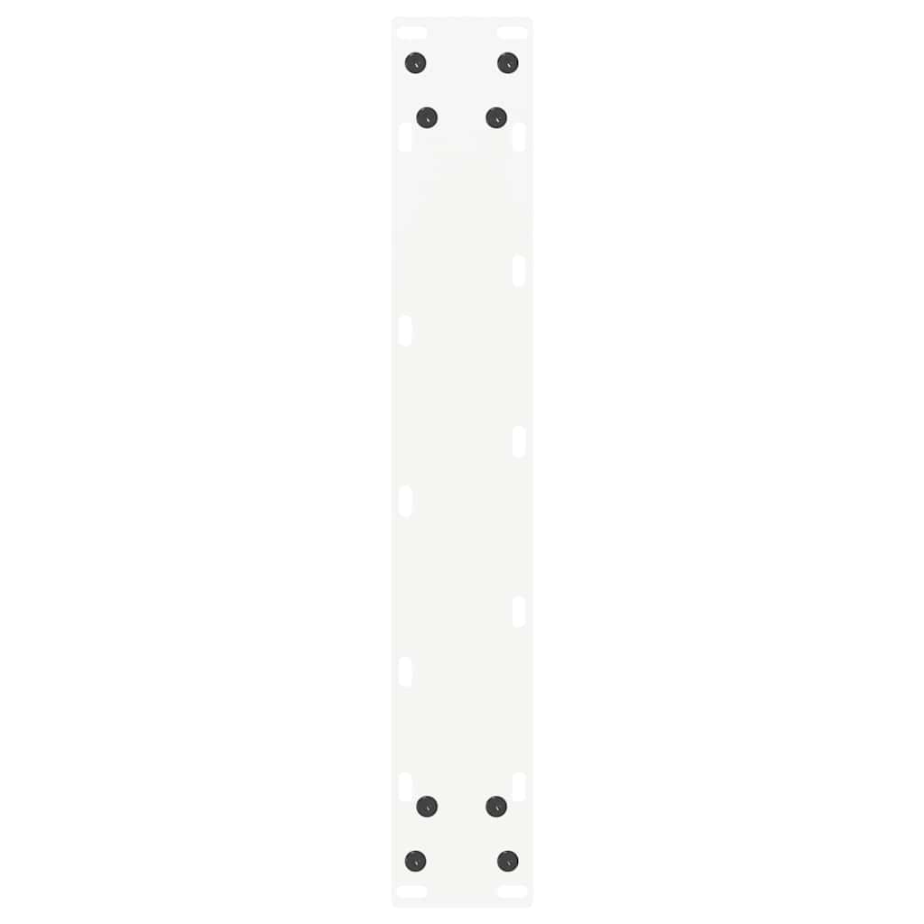 2 db U alakú bárasztalláb fehér 50x(100-101) cm acél