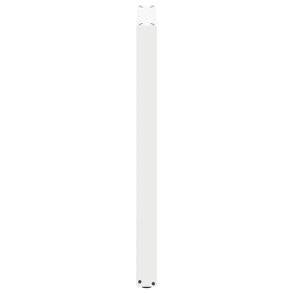 2 db U alakú bárasztalláb fehér 60x(100-101) cm acél