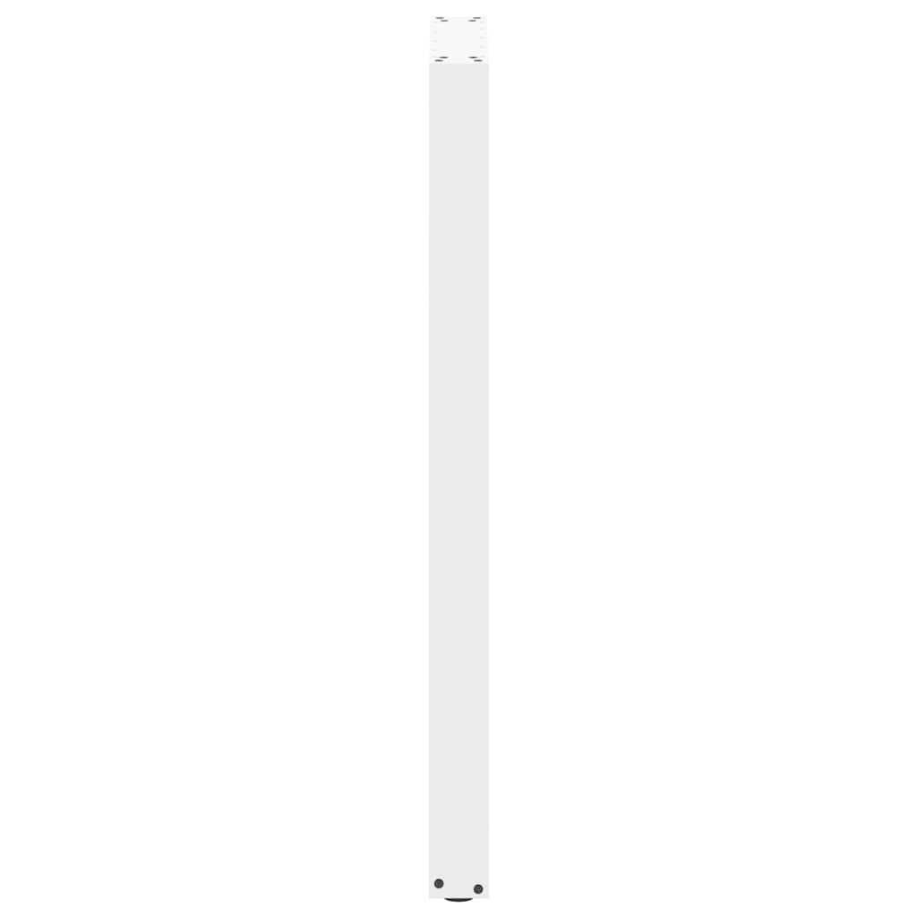 2 db fehér U alakú bárasztalláb 50 x (110-111) cm acél
