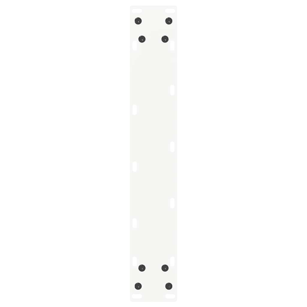 2 db fehér U alakú bárasztalláb 50 x (110-111) cm acél
