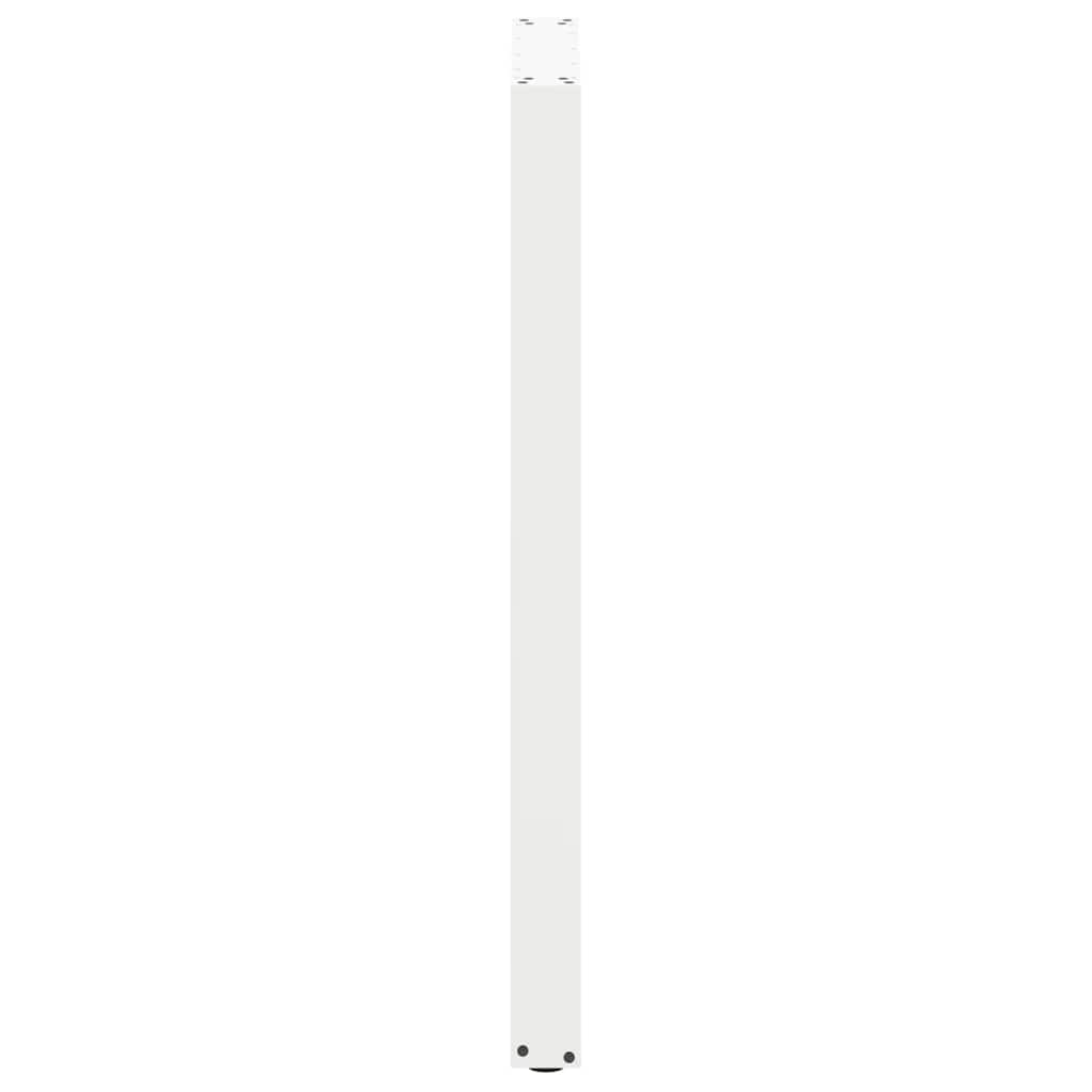 2 db U alakú bárasztalláb, fehér, 60 x (110-111) cm, acél