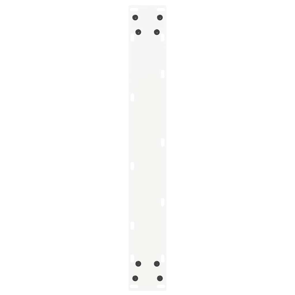 2 db U alakú bárasztalláb, fehér, 60 x (110-111) cm, acél