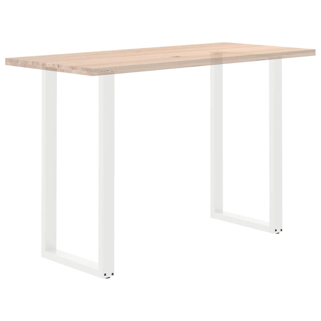 2 db U alakú bárasztalláb, fehér, 60 x (110-111) cm, acél