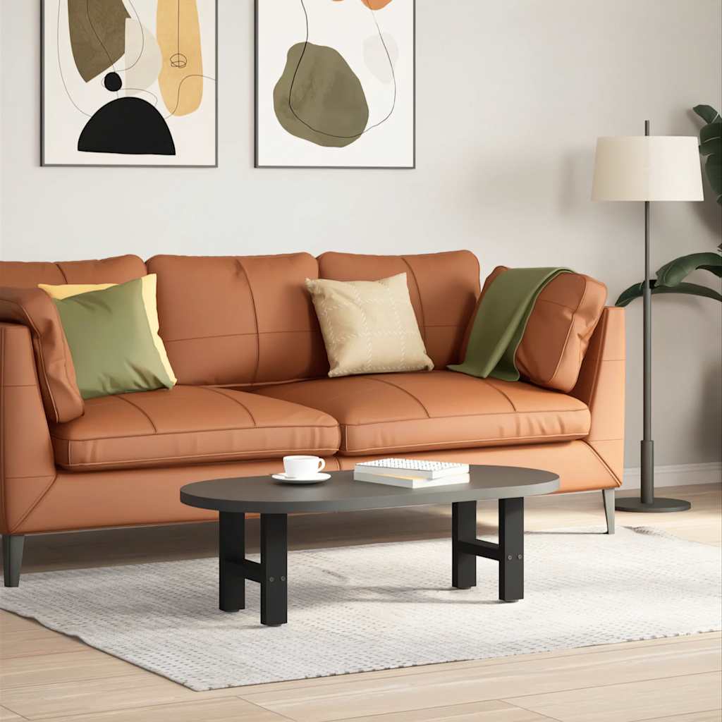 2 db fekete acél dohányzóasztal láb 30 x (30-31) cm