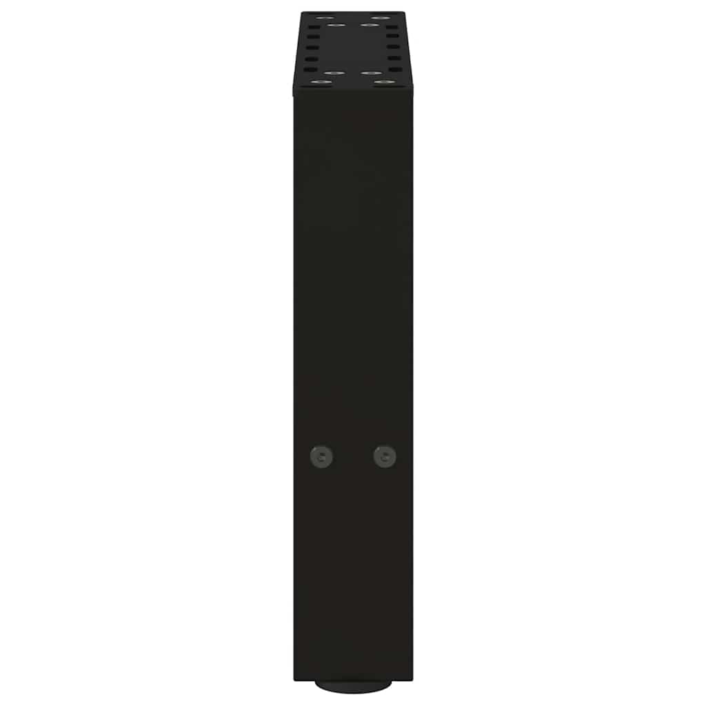 2 db fekete acél dohányzóasztal láb 30 x (30-31) cm