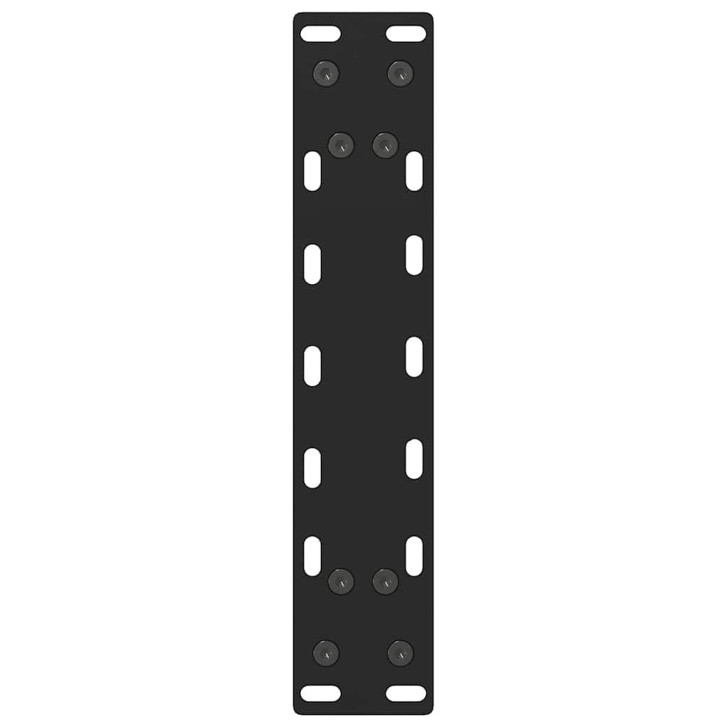 2 db fekete acél dohányzóasztal láb 30 x (30-31) cm