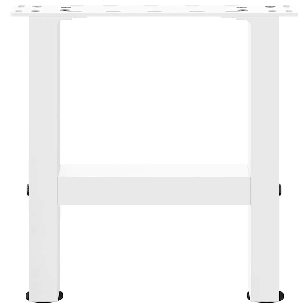 2 db fehér dohányzóasztal láb 30 x (30-31) cm acél