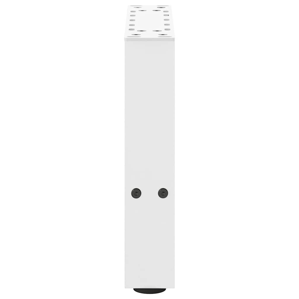 2 db fehér dohányzóasztal láb 30 x (30-31) cm acél