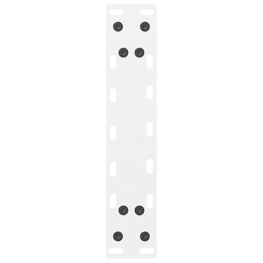 2 db fehér dohányzóasztal láb 30 x (30-31) cm acél