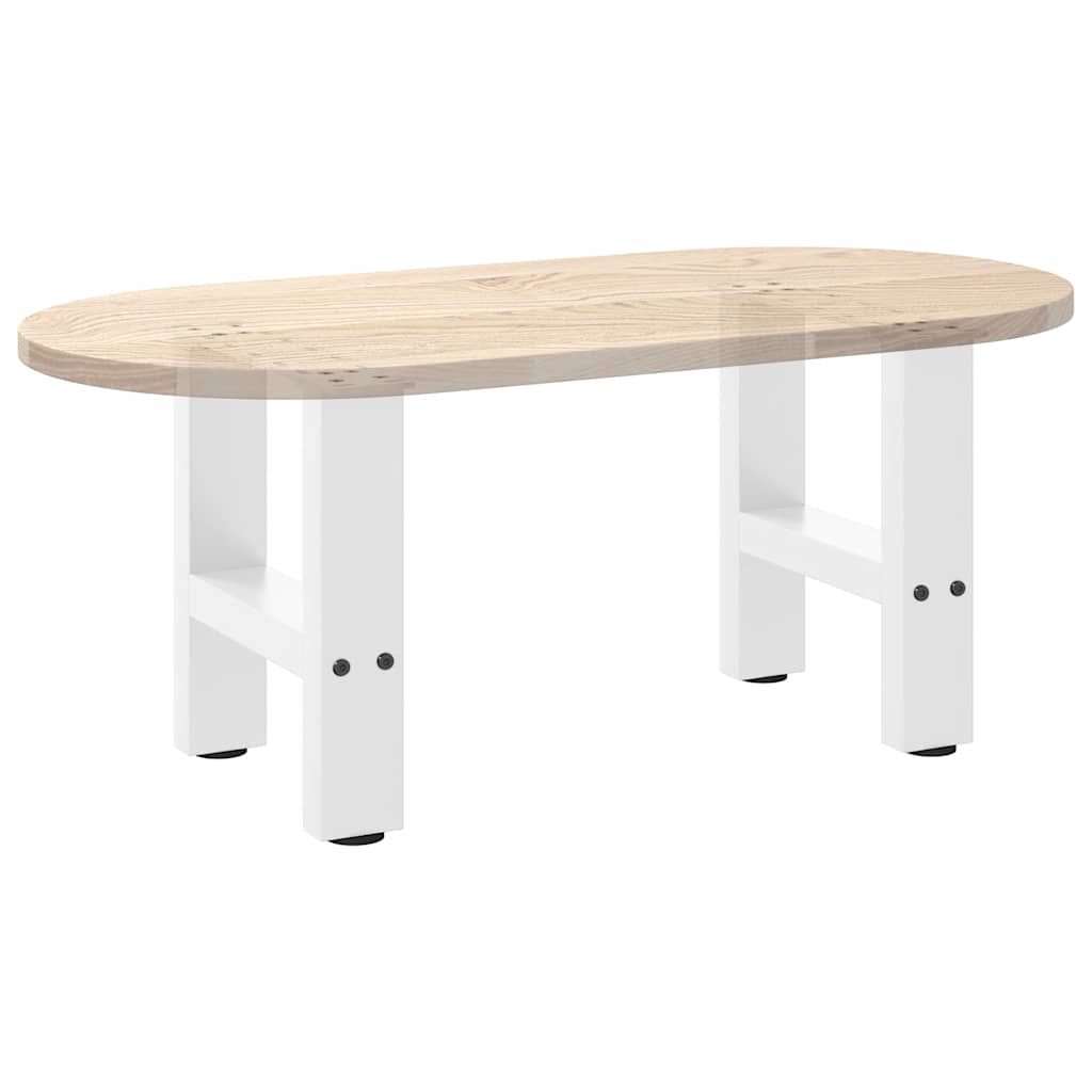 2 db fehér dohányzóasztal láb 30 x (30-31) cm acél