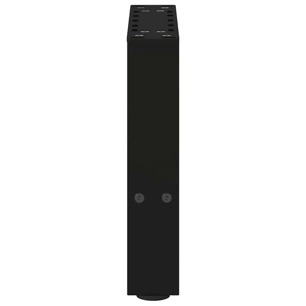 2 db fekete acél dohányzóasztal láb 40 x (30-31) cm