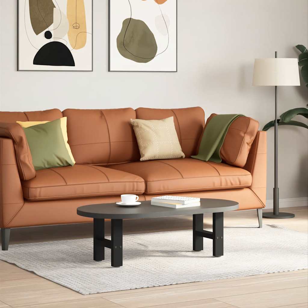 2 db fekete acél dohányzóasztal láb 40 x (30-31) cm