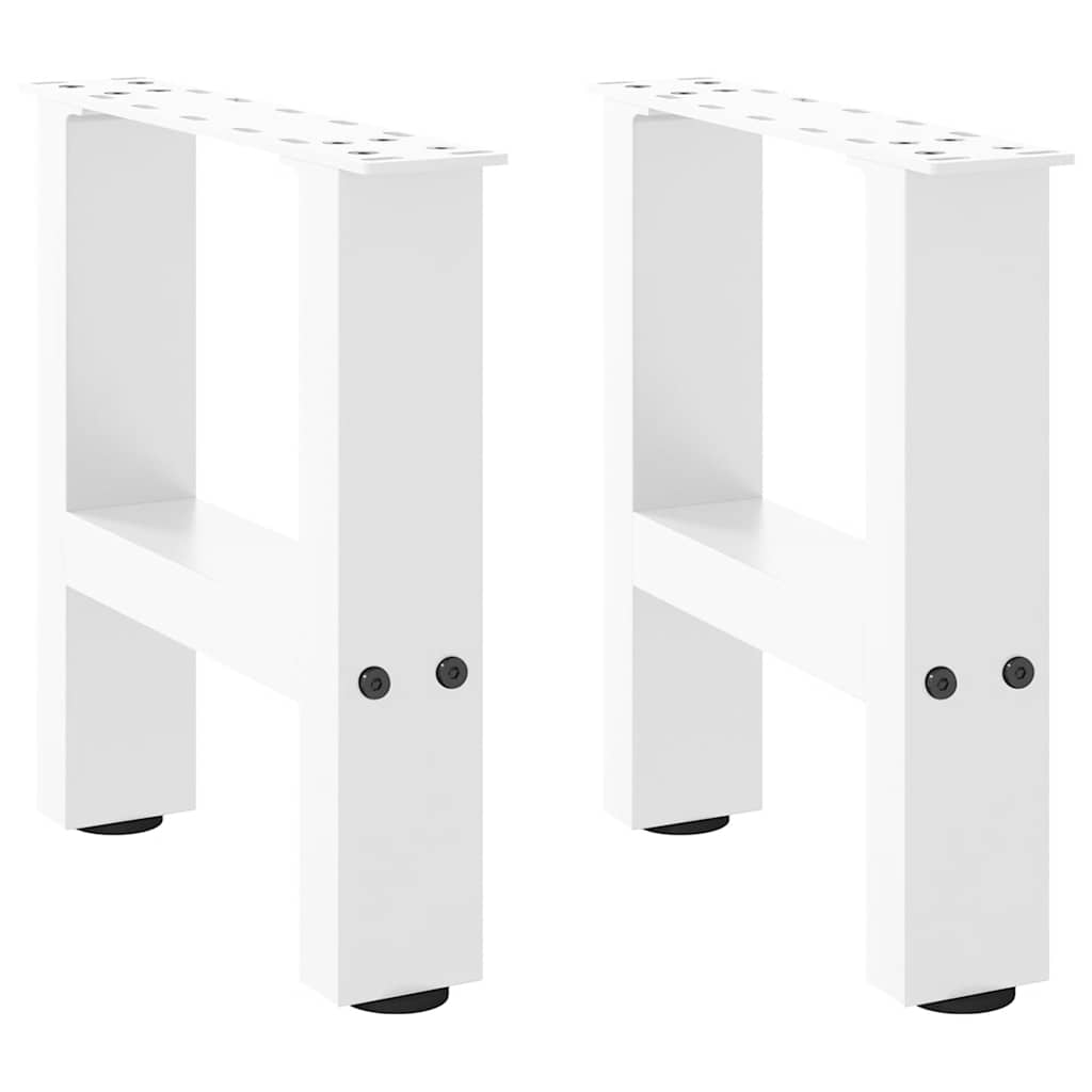 2 db fehér dohányzóasztal láb 40 x (30-31) cm acél