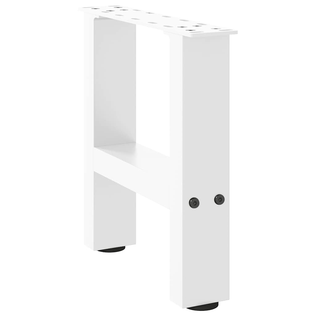 2 db fehér dohányzóasztal láb 40 x (30-31) cm acél