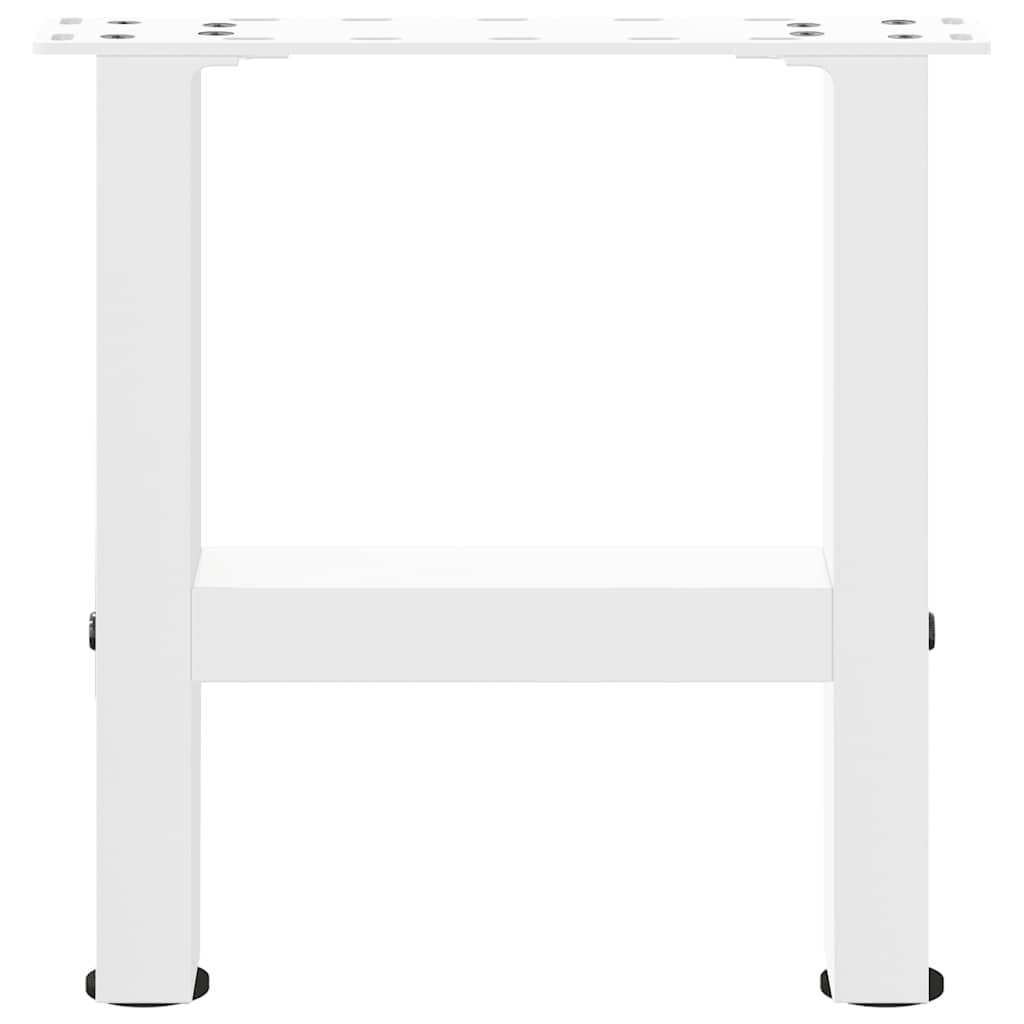 2 db fehér dohányzóasztal láb 40 x (30-31) cm acél
