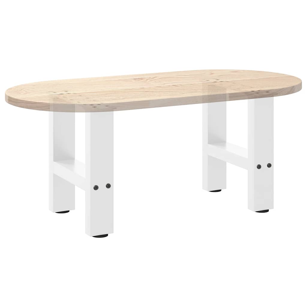 2 db fehér dohányzóasztal láb 40 x (30-31) cm acél