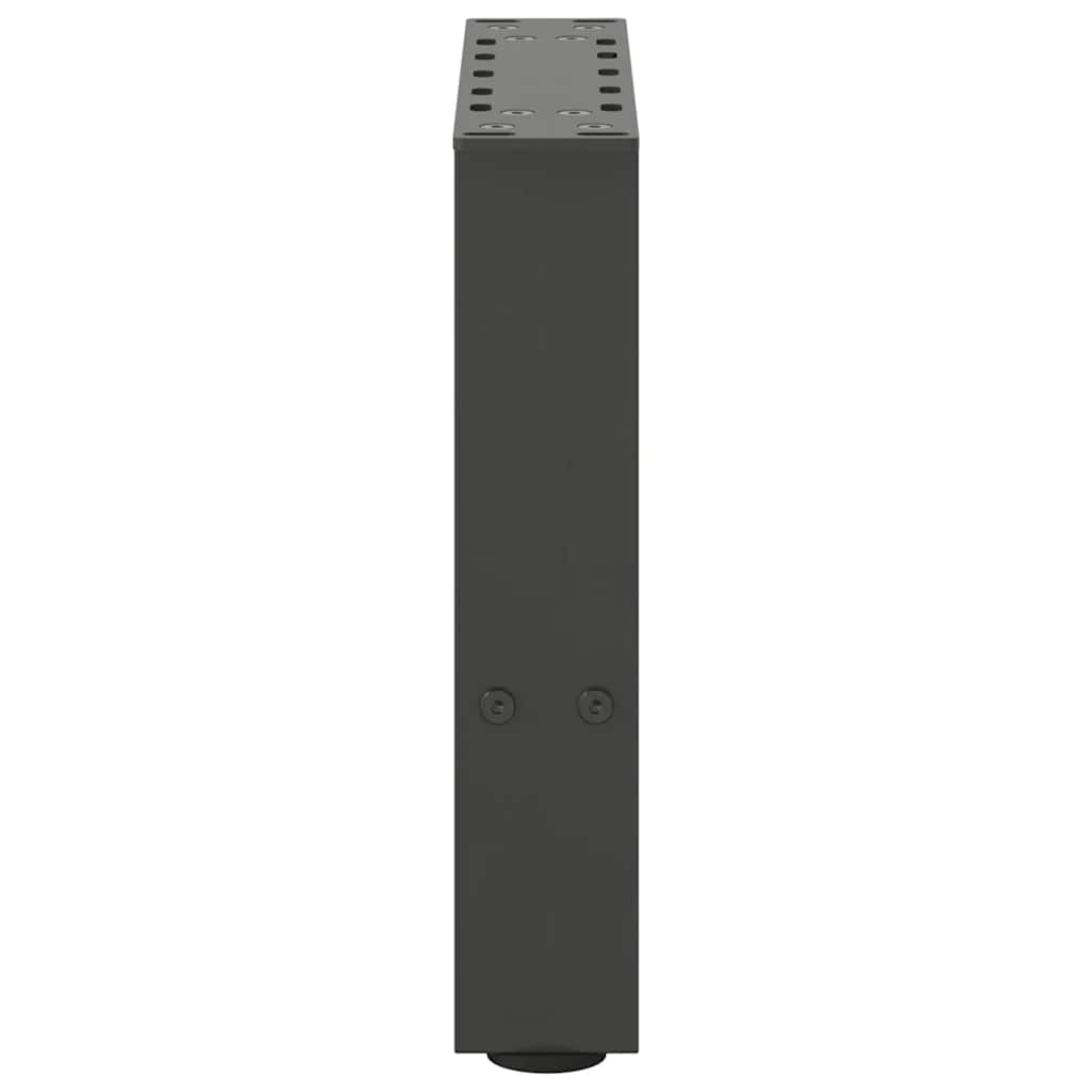 2 db antracitszürke acél dohányzóasztal láb 40x(30-31) cm