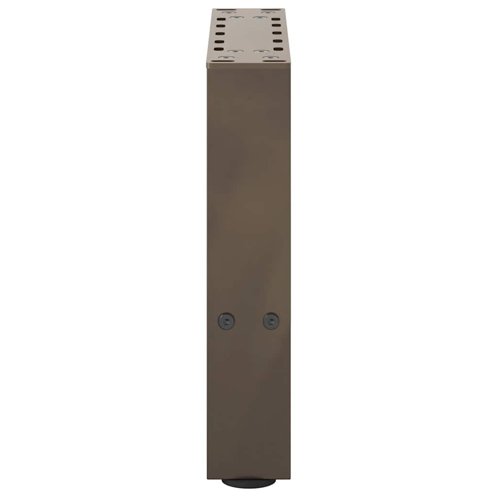 2 db natúr acél dohányzóasztal láb 40 x (30-31) cm acél