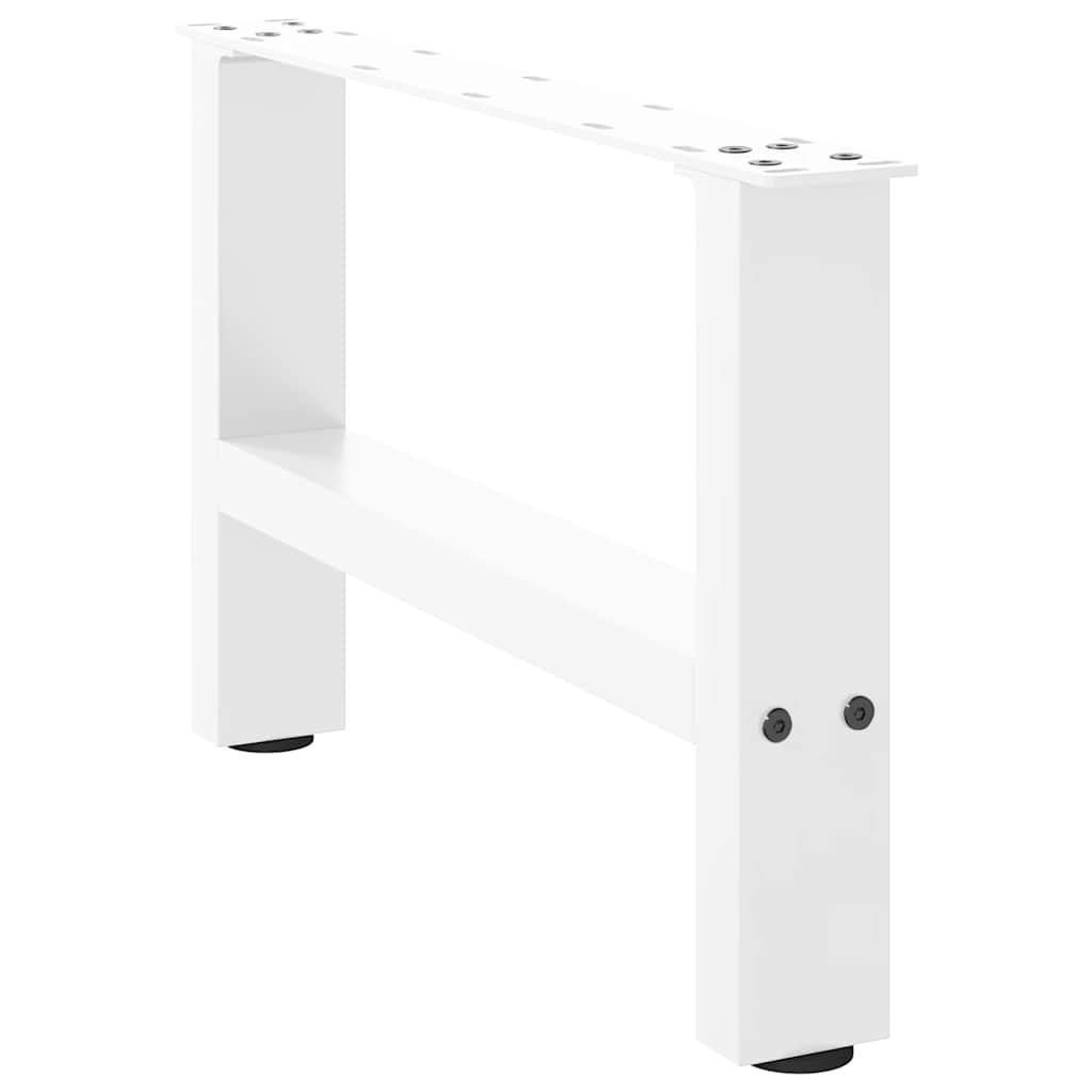 2 db fehér dohányzóasztal láb 50 x (30-31) cm acél
