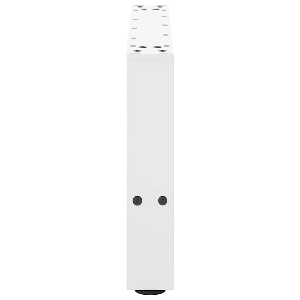 2 db fehér dohányzóasztal láb 50 x (30-31) cm acél